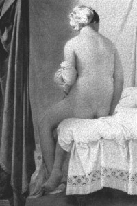 Jean-Auguste-Dominique Ingres, La Grande Baigneuse (The Valpinçon Bather) (1808), París, Louvre